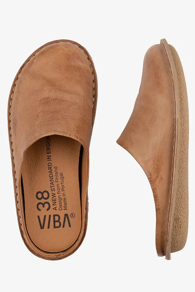 VIBAe ROMA Leather Fawn Tan