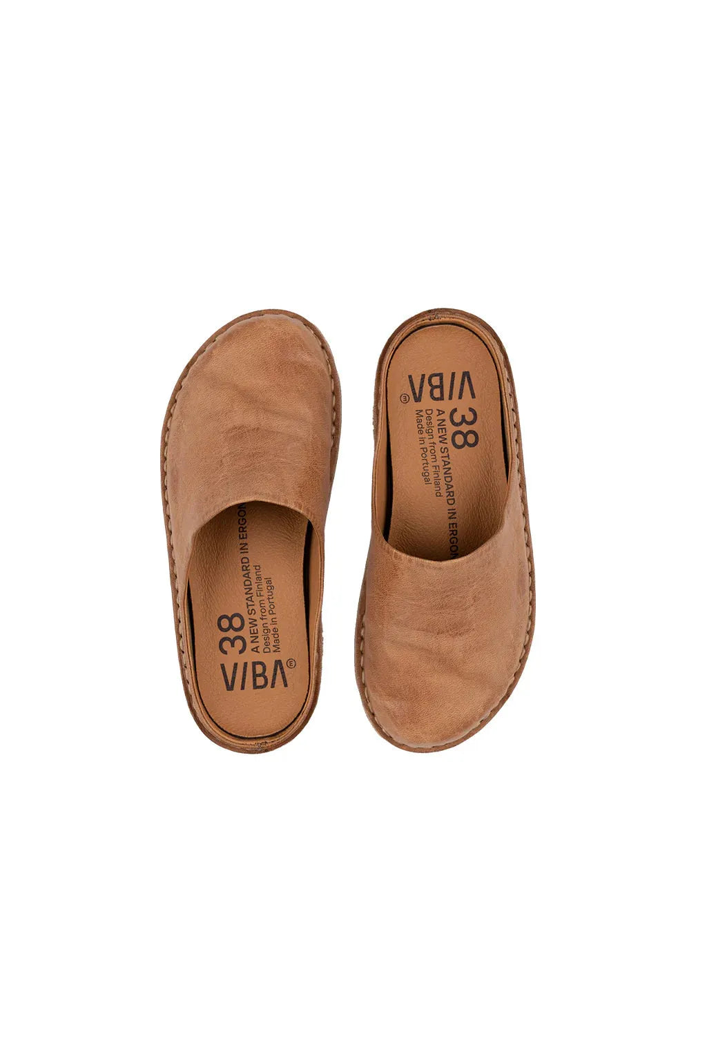 VIBAe ROMA Leather Fawn Tan