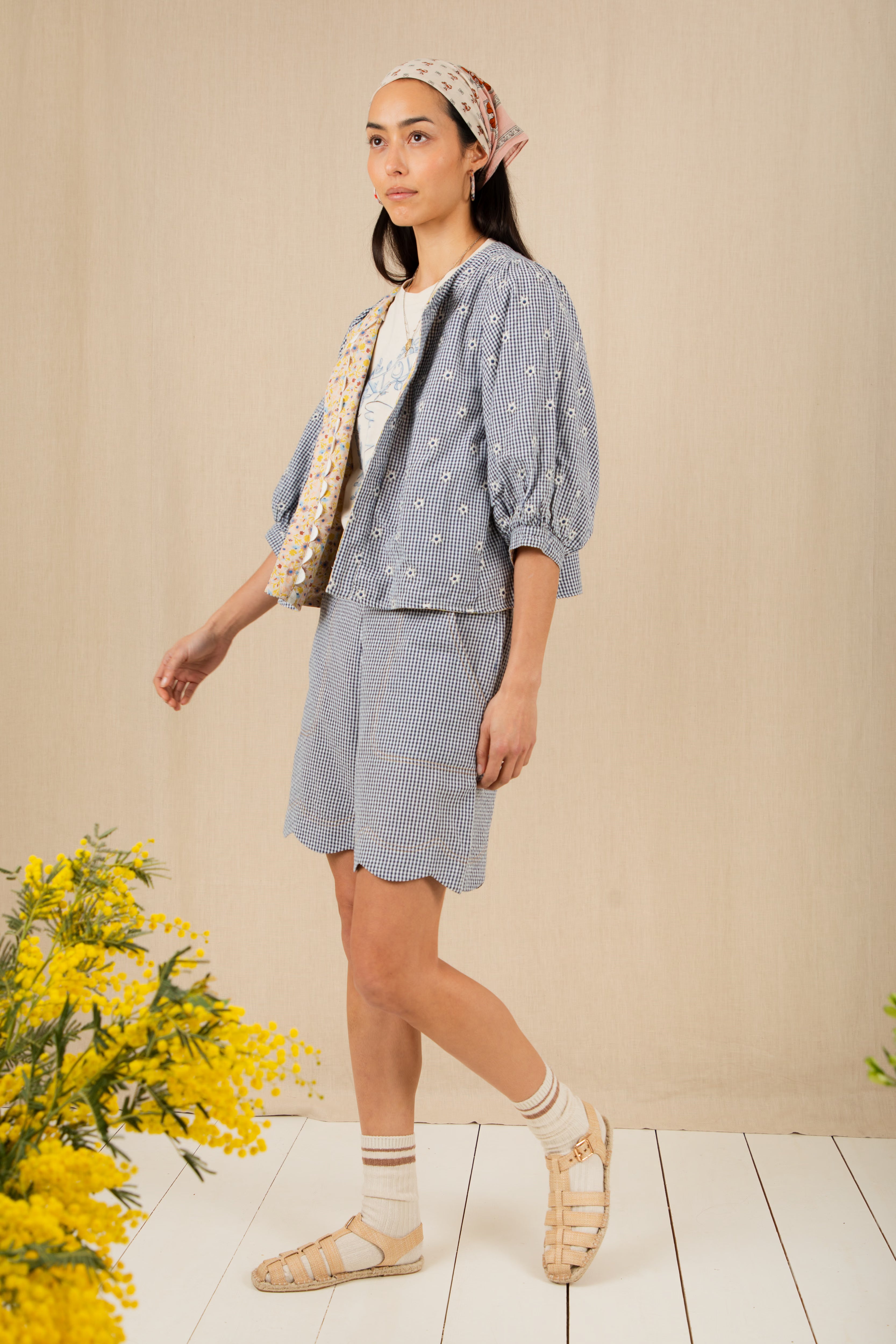 Bonté Navy/Lemon Zest Vida Reversible Jacket