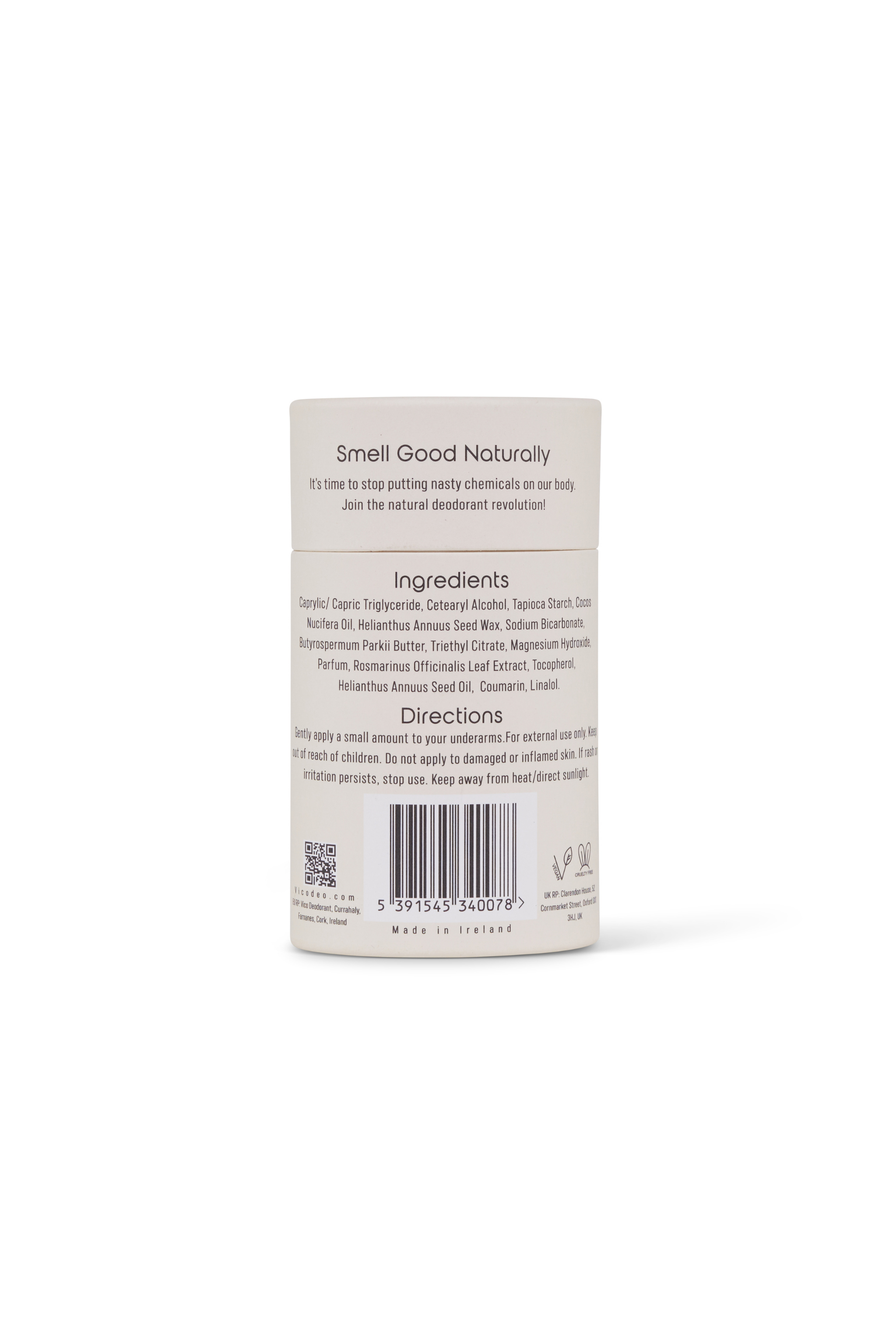 Vico Coconut & Vanilla Natural Deodorant-Womens-Ohh! By Gum - Shop Sustainable