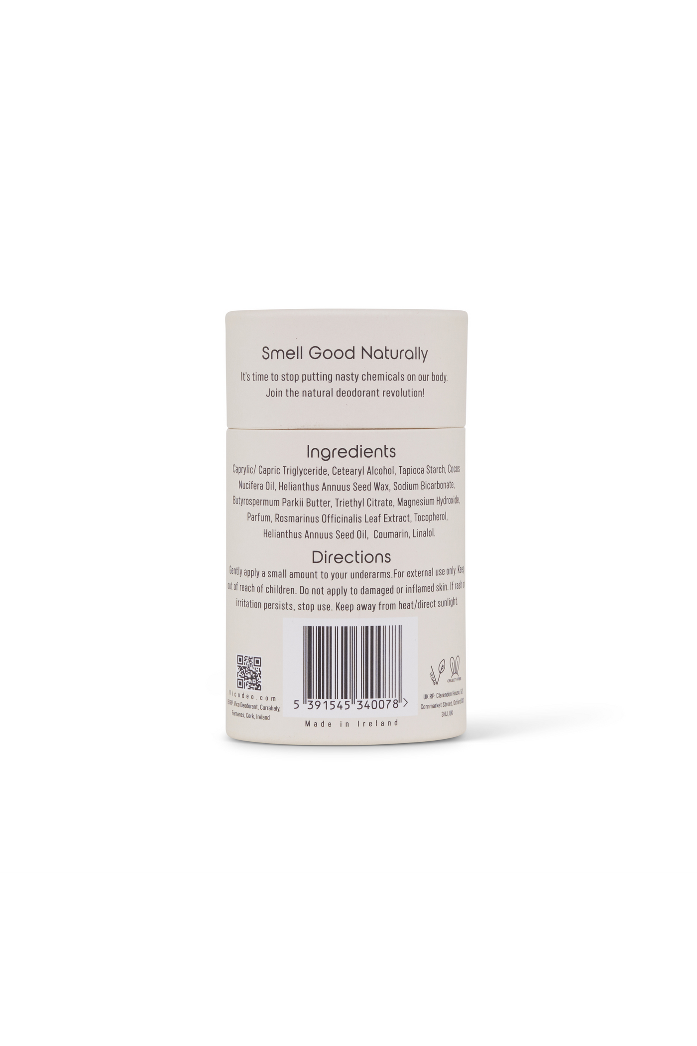Vico Coconut & Vanilla Natural Deodorant-Womens-Ohh! By Gum - Shop Sustainable