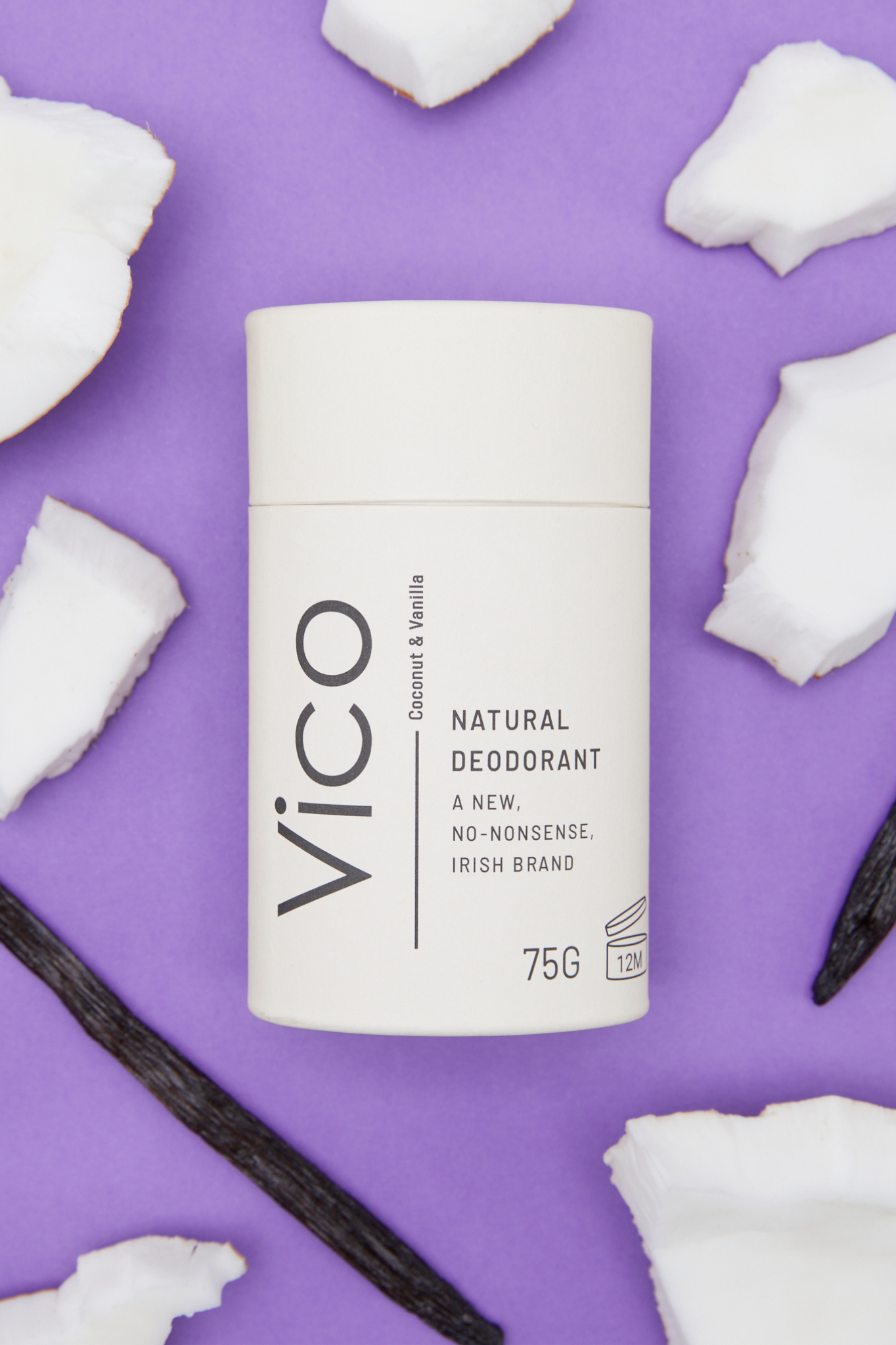 Vico Coconut & Vanilla Natural Deodorant-Womens-Ohh! By Gum - Shop Sustainable