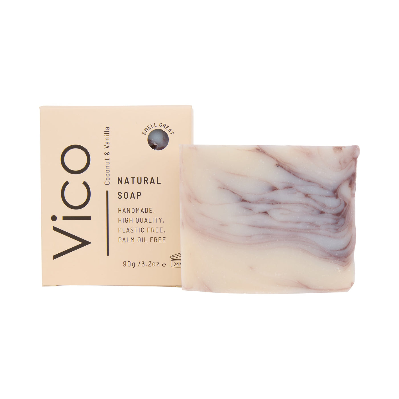 Vico Coconut & Vanilla Natural Soap-Womens-Ohh! By Gum - Shop Sustainable