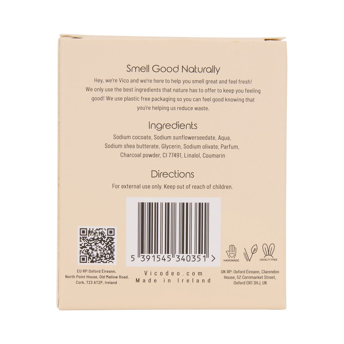 Vico Coconut & Vanilla Natural Soap-Womens-Ohh! By Gum - Shop Sustainable