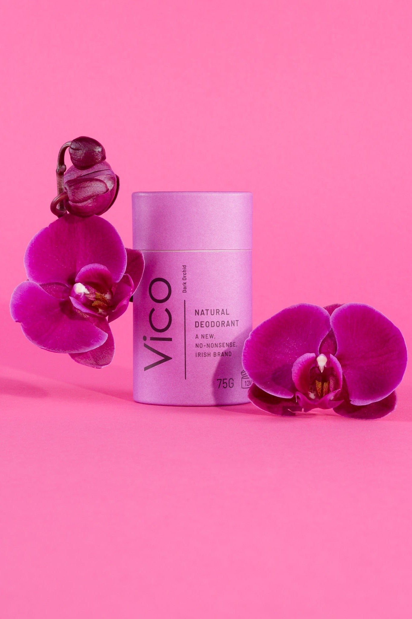 Vico Dark Orchid Natural Deodorant-Womens-Ohh! By Gum - Shop Sustainable