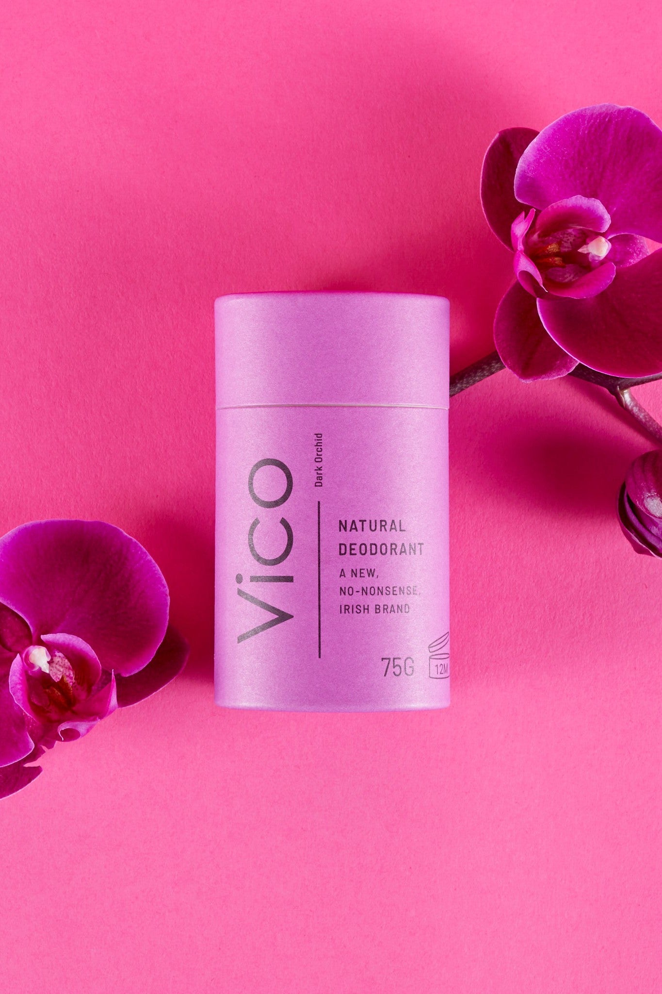 Vico Dark Orchid Natural Deodorant-Womens-Ohh! By Gum - Shop Sustainable