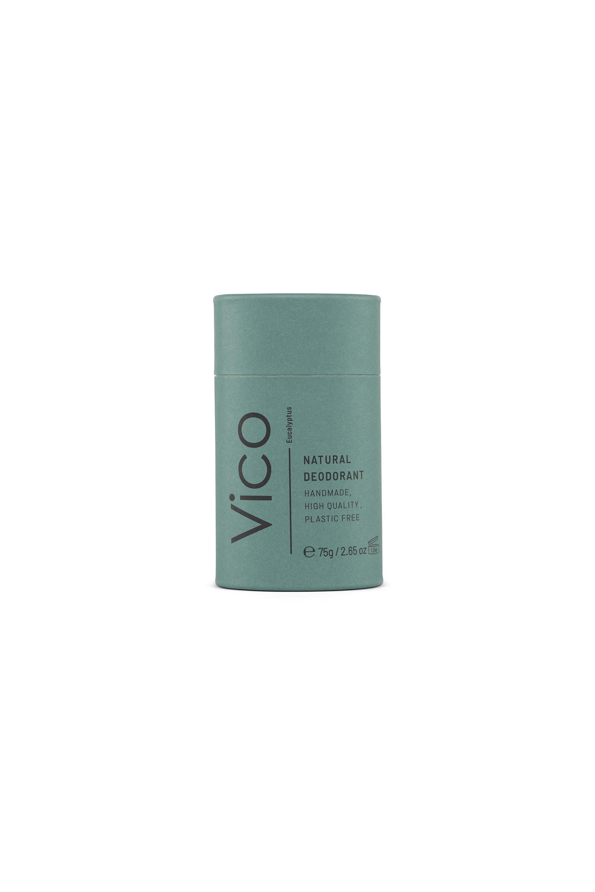 Vico Eucalyptus Natural Deodorant on white background