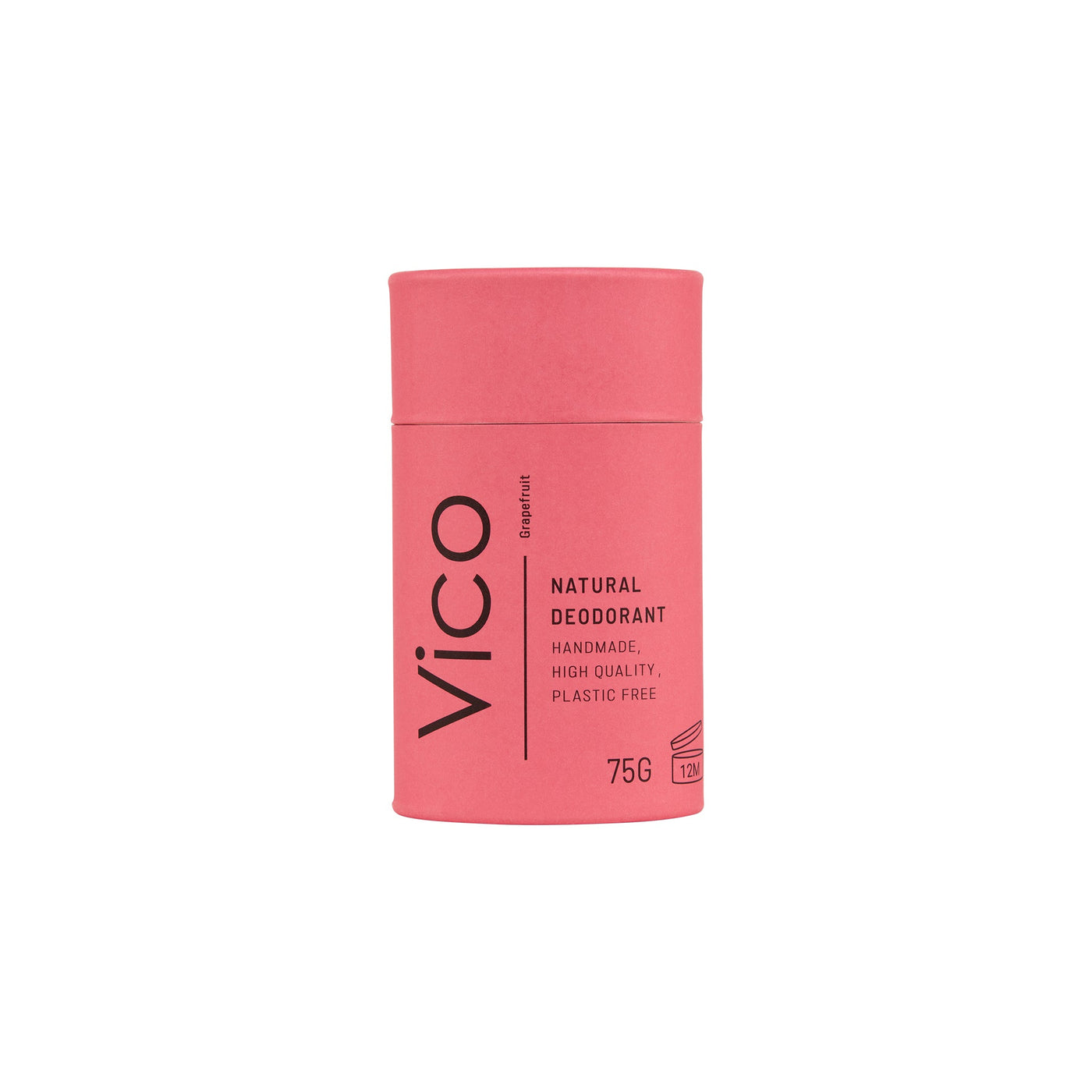 Vico Grapefruit Natural Deodorant-Womens-Ohh! By Gum - Shop Sustainable