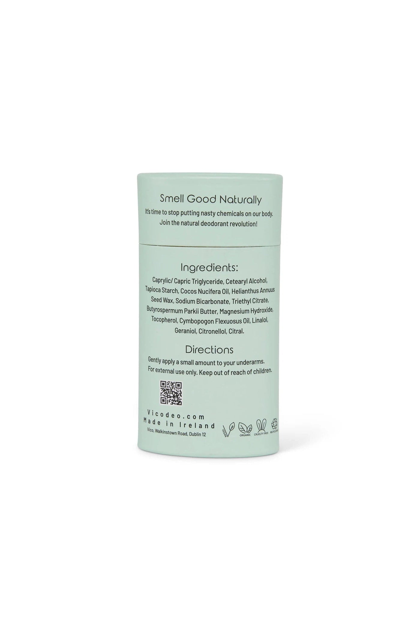 Vico Lemongrass Natural Deodorant-Women-Ohh! By Gum - Shop Sustainable