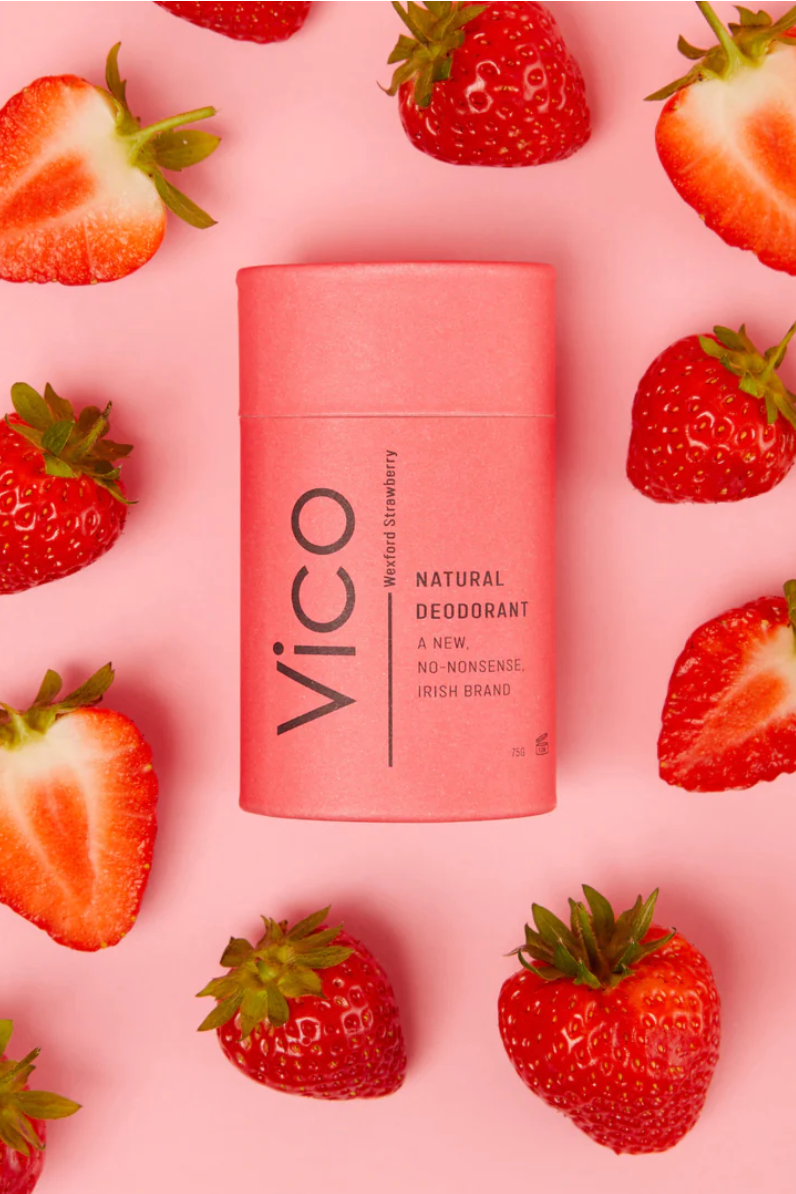 Vico Strawberry Natural Deodorant (Limited Edition)-Womens-Ohh! By Gum - Shop Sustainable