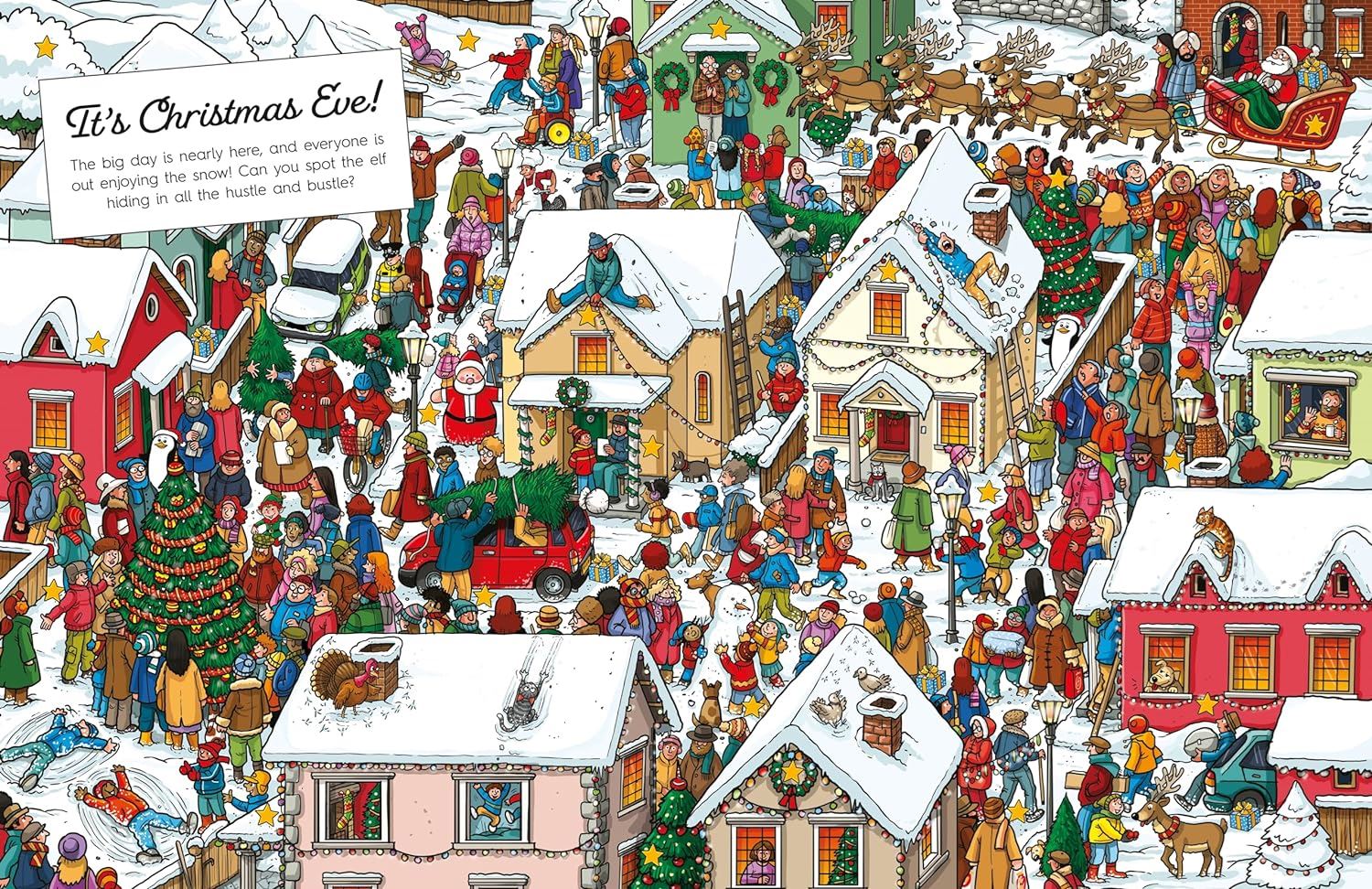 WHERES THE CHRISTMAS ELF: A SEARCH AND FIND  BOOK (PB)