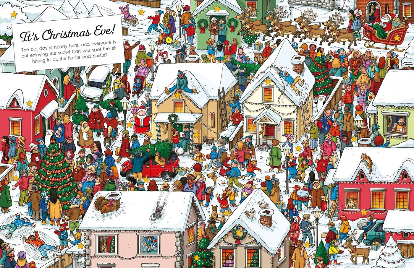 WHERES THE CHRISTMAS ELF: A SEARCH AND FIND  BOOK (PB)