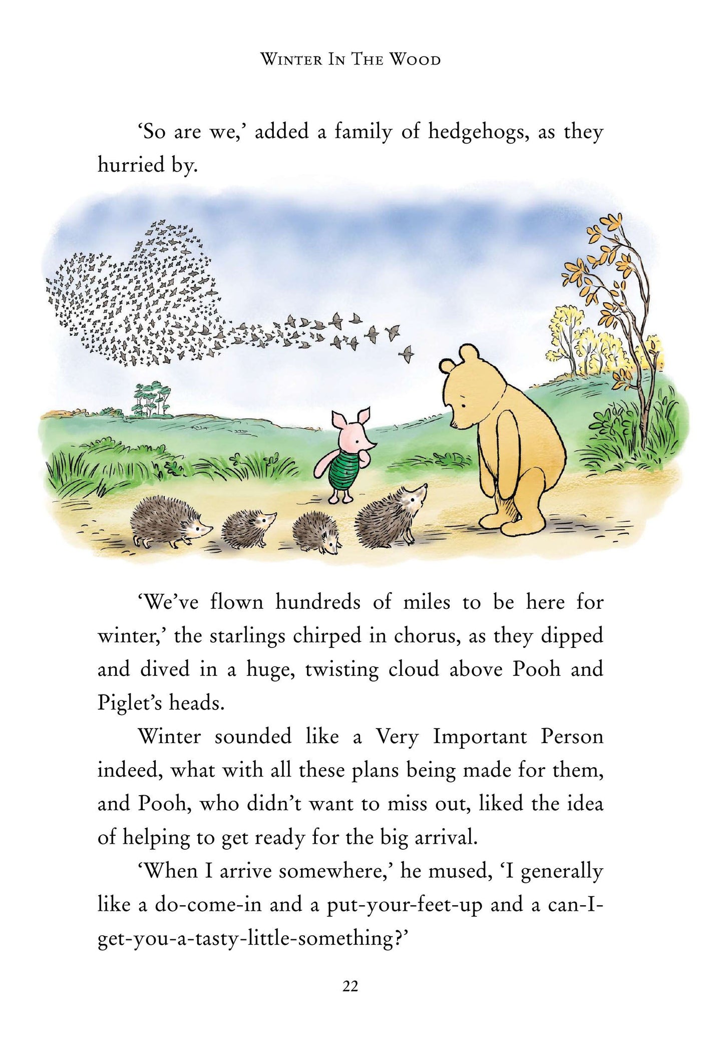WINNIE THE POOH: WINTER IN THE WOOD (HB)