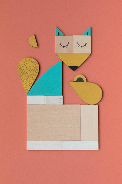 Londji Wooden Toy - THE FOX & THE MOUSE