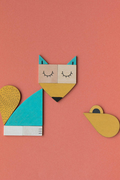 Londji Wooden Toy - THE FOX & THE MOUSE