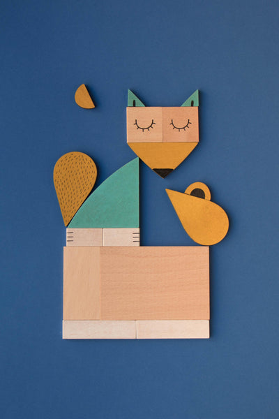Londji Wooden Toy - THE FOX & THE MOUSE