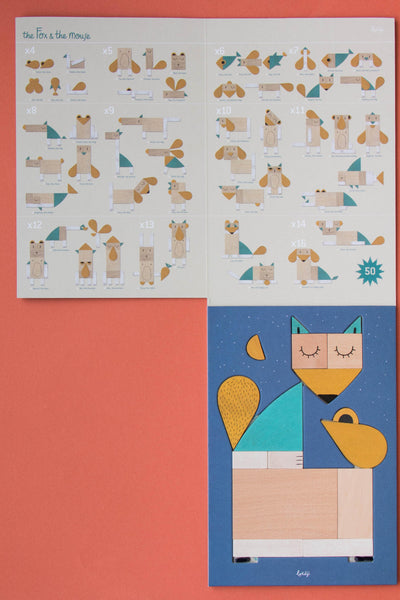 Londji Wooden Toy - THE FOX & THE MOUSE