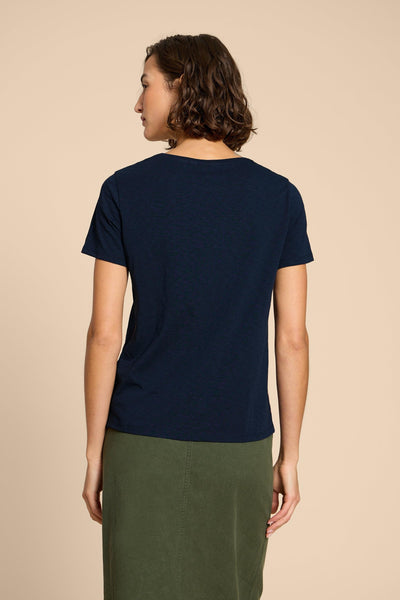 White Stuff Abbie Dark Navy Tee