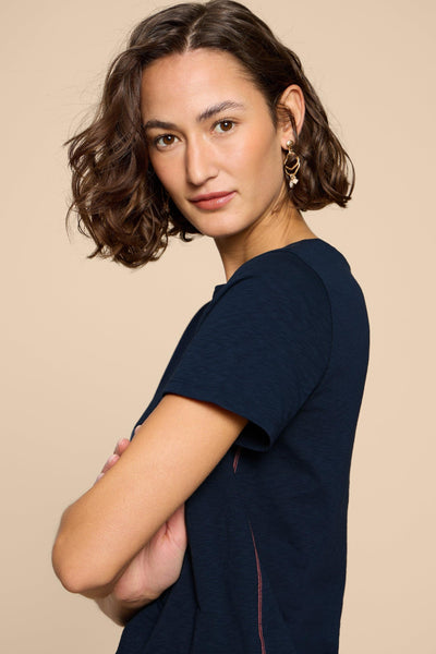 White Stuff Abbie Dark Navy Tee