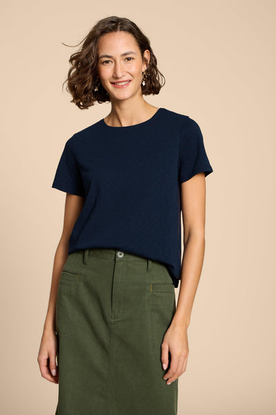 White Stuff Abbie Dark Navy Tee
