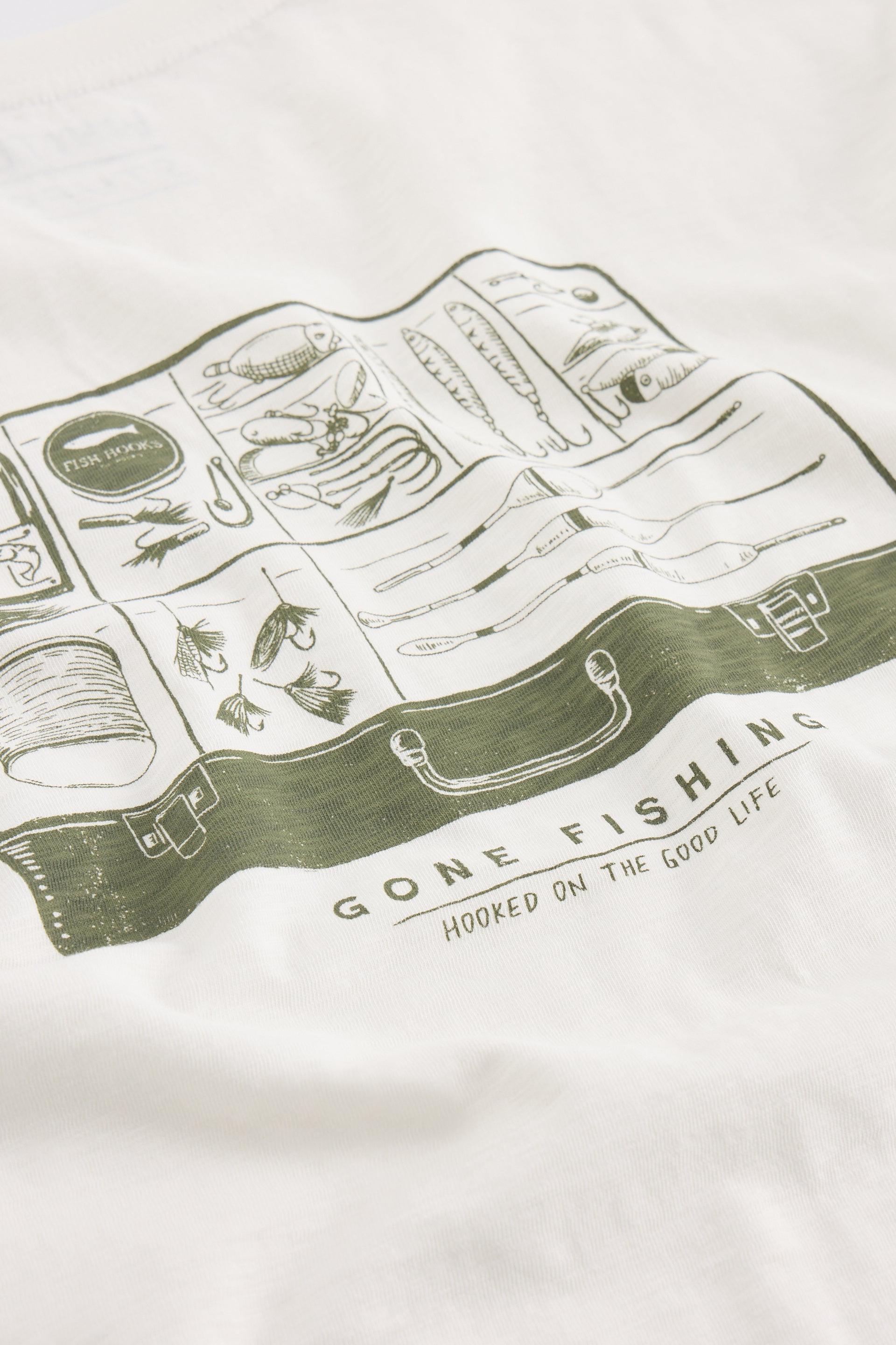 White Stuff Abersoch Graphic Gone Fishing