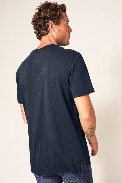 White Stuff Abersoch Short Sleeve Tee in Dark Navy SS25-Mens-Ohh! By Gum - Shop Sustainable