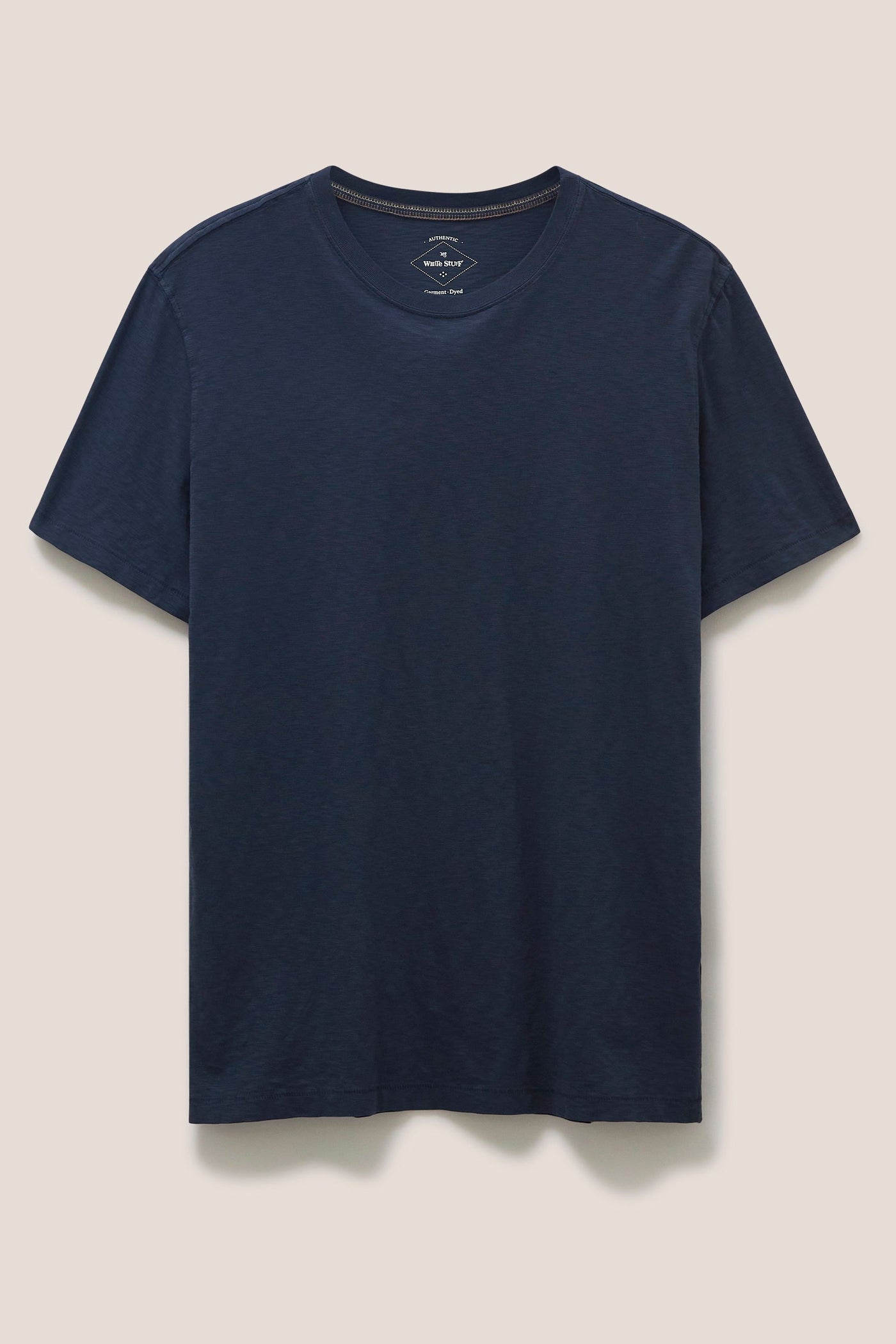 White Stuff Abersoch Short Sleeve Tee in Dark Navy SS25-Mens-Ohh! By Gum - Shop Sustainable