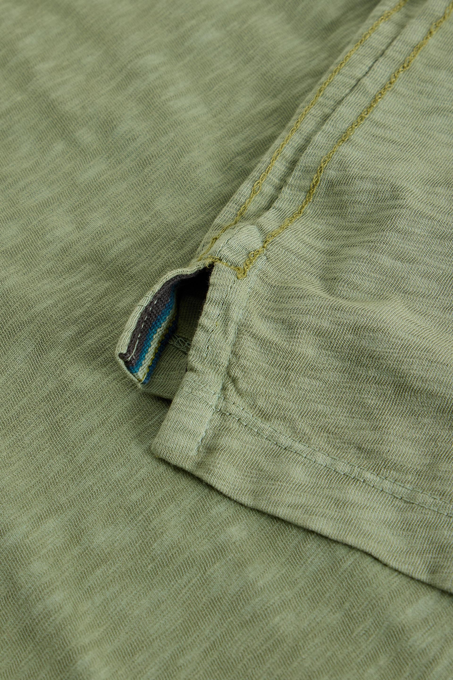 White Stuff Abersoch Short Sleeve Tee in Dusty Green - Ohh! By Gum