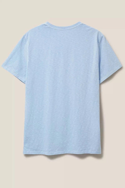 White Stuff Abersoch Short Sleeve Tee in Light Blue-Mens-Ohh! By Gum - Shop Sustainable