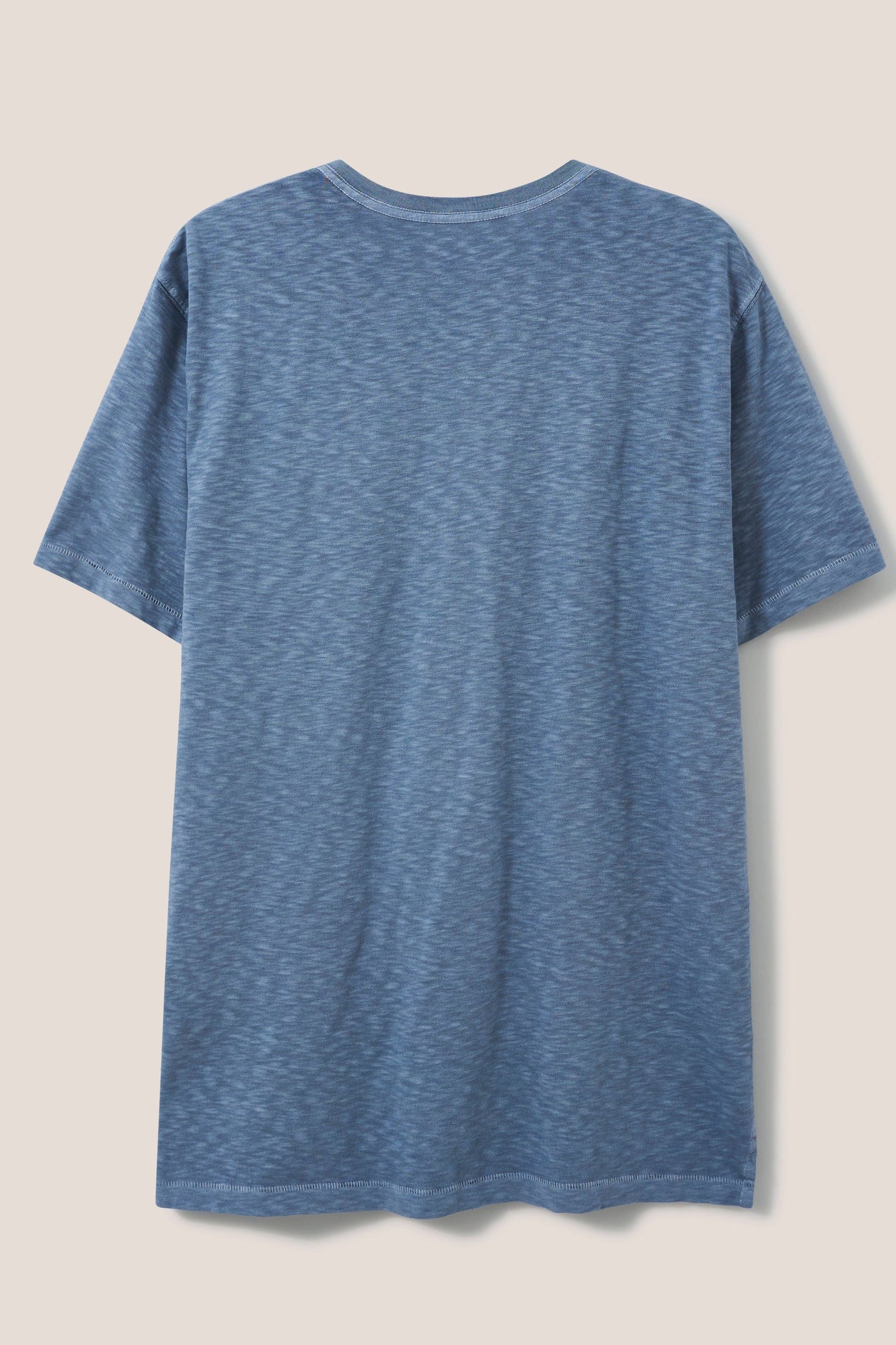 White Stuff Abersoch Short Sleeve Tee in Mid Blue-Mens-Ohh! By Gum - Shop Sustainable