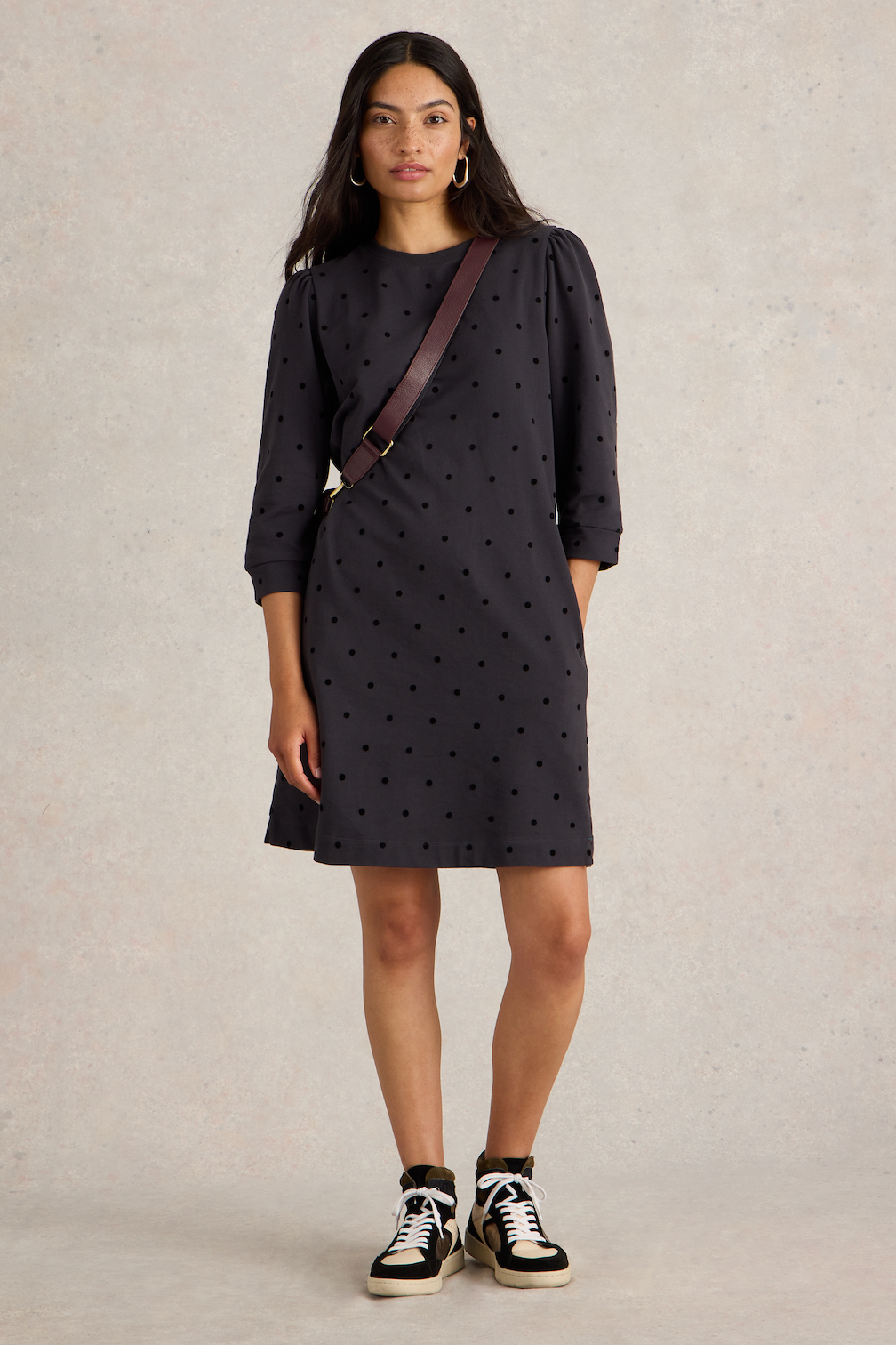 White Stuff Amy Flock Jersey Dress-Womens-Ohh! By Gum - Shop Sustainable