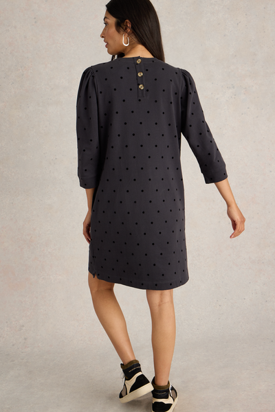 White Stuff Amy Flock Jersey Dress-Womens-Ohh! By Gum - Shop Sustainable