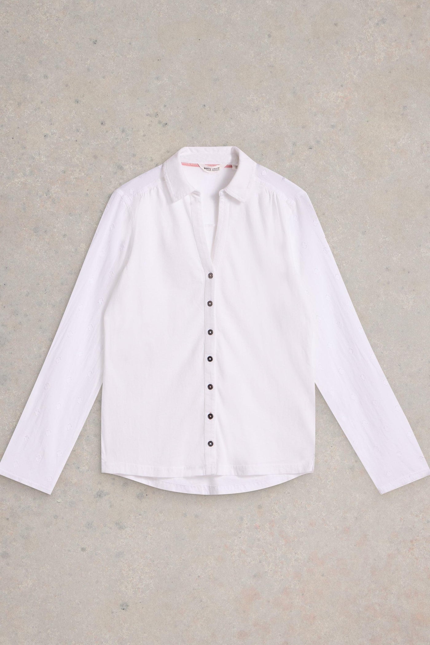 White Stuff Annie Mix Jersey Shirt-Womens-Ohh! By Gum - Shop Sustainable