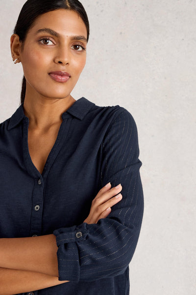 White Stuff Annie Sparkle Mix Shirt AW25