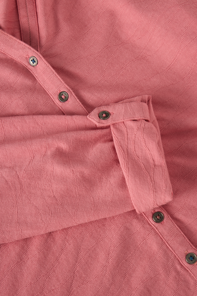 White Stuff Annie Textured Dusty Pink Shirt-Womens-Ohh! By Gum - Shop Sustainable