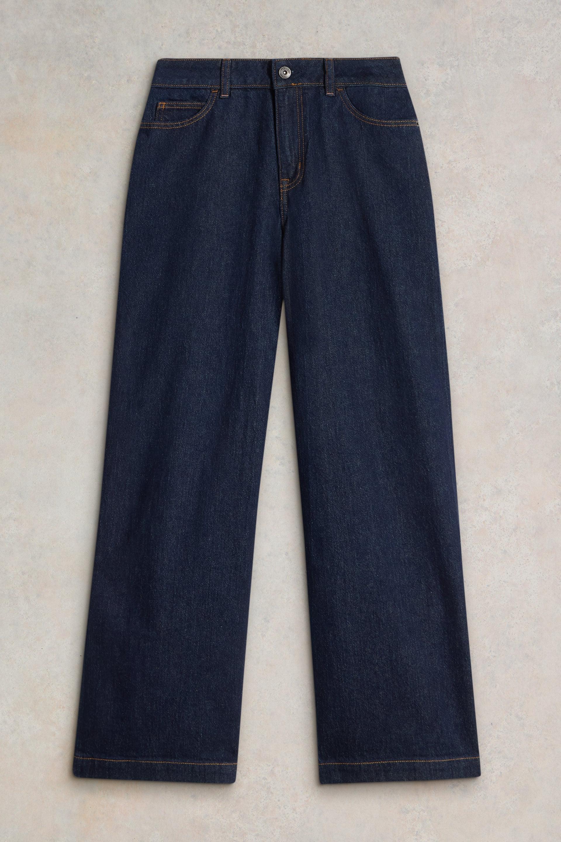 White Stuff Ayla Wide Leg Jean in Dark Denim - Ohh! By Gum