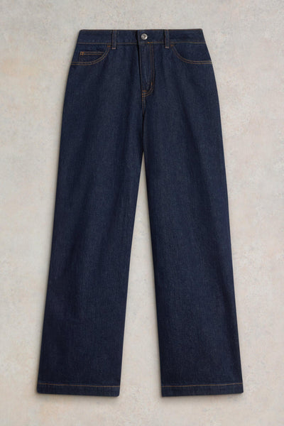 White Stuff Ayla Wide Leg Jean in Dark Denim