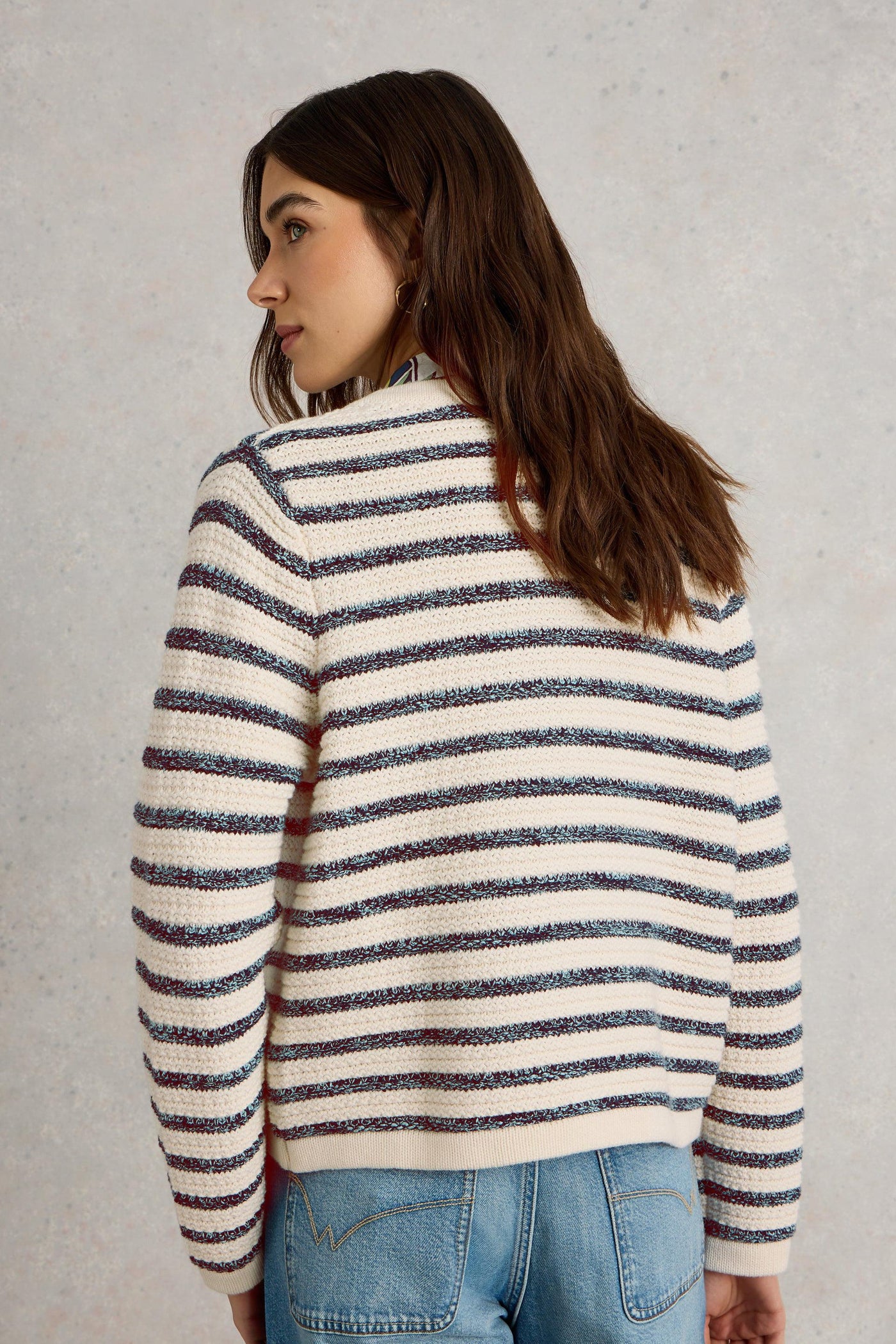 White Stuff Belle Stitchy Cardigan-Womens-Ohh! By Gum - Shop Sustainable