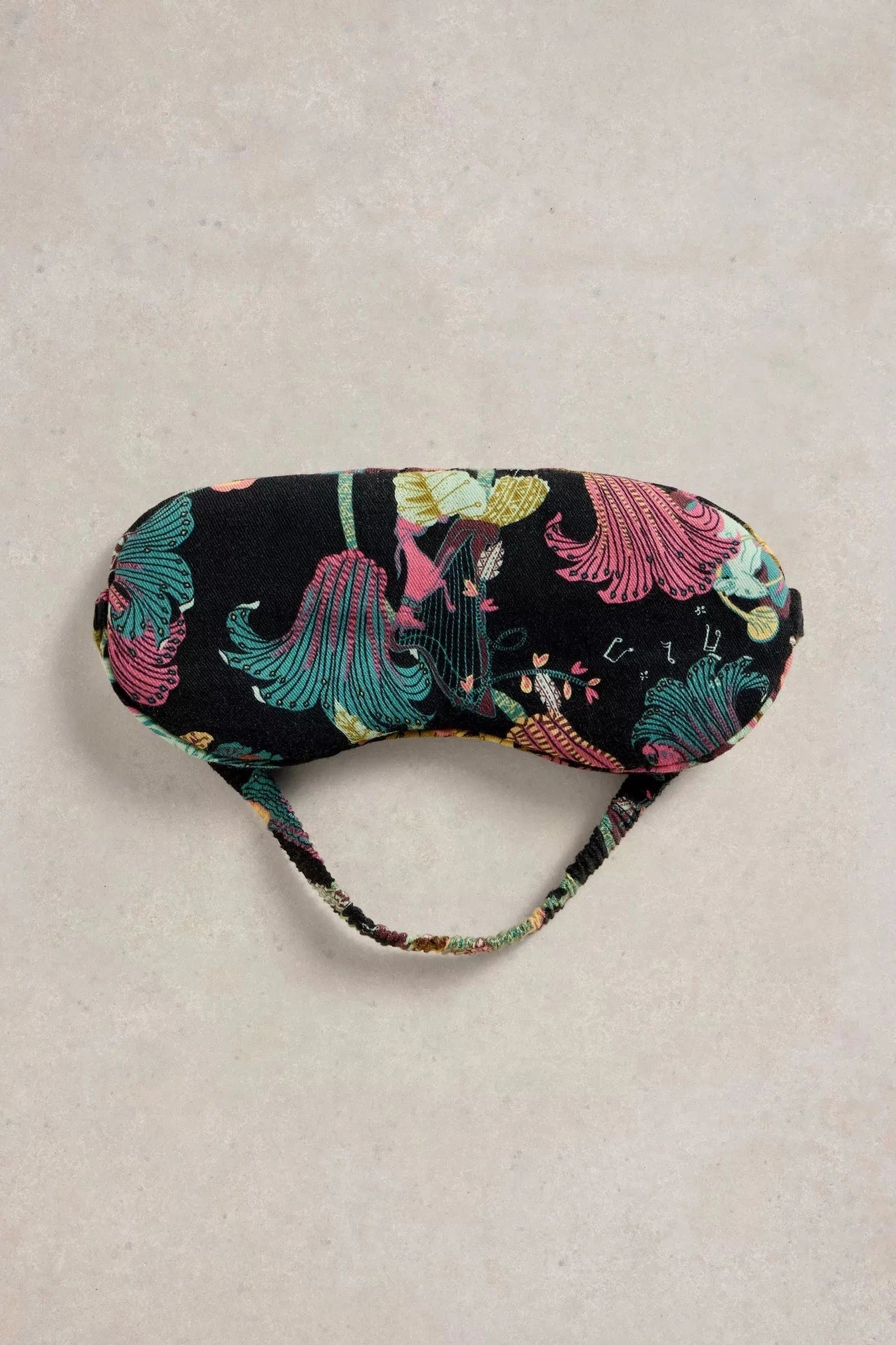 White Stuff Black Printed Eye Mask-Womens-Ohh! By Gum - Shop Sustainable