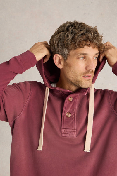 White Stuff Brampton Overhead Hoodie in Mid Plum-Mens-Ohh! By Gum - Shop Sustainable