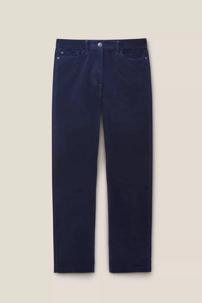 White Stuff Brooke Straight Cord Trouser in Dark Navy-Womens-Ohh! By Gum - Shop Sustainable