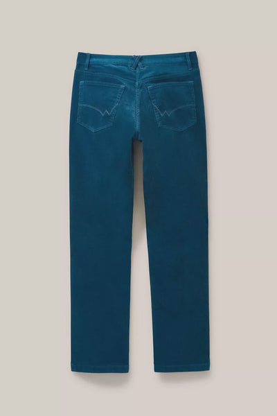 White Stuff Brooke Straight Cord Trouser in Dark Teal-Womens-Ohh! By Gum - Shop Sustainable