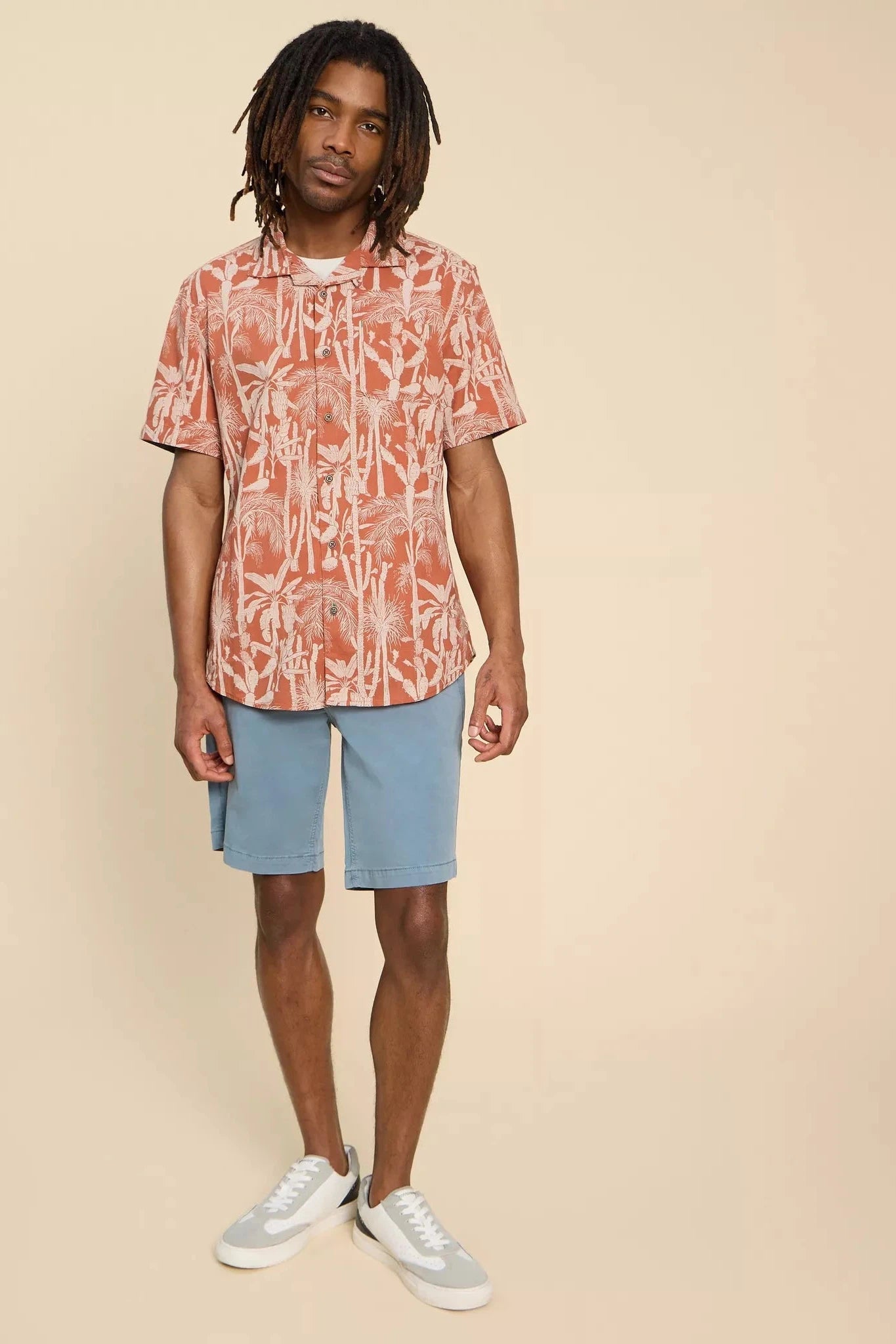 White Stuff Cactus Printed Shirt-Mens-Ohh! By Gum - Shop Sustainable
