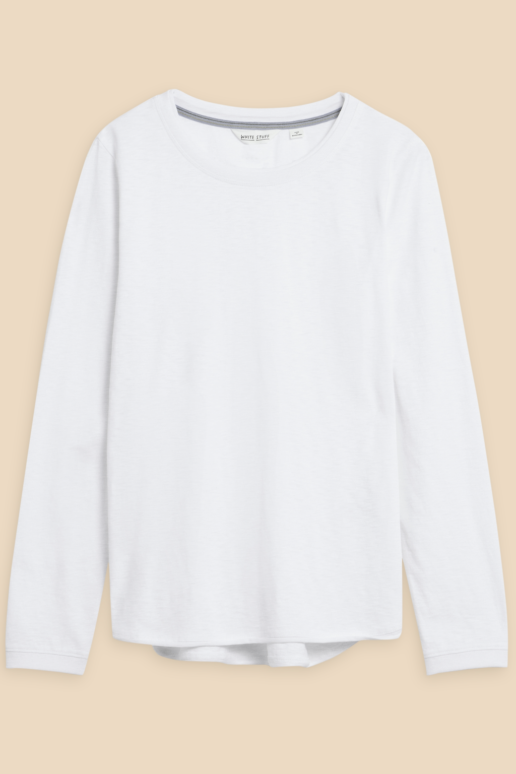 White Stuff Clara LS Bril White Tee-Womens-Ohh! By Gum - Shop Sustainable