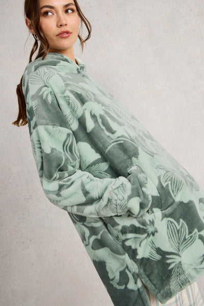 White Stuff Clover Snuggle Hoodie