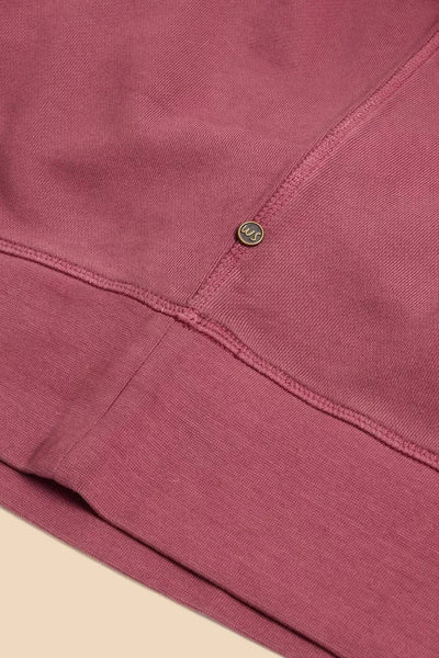 White Stuff Crew Neck Sweat in Mid Plum-Mens-Ohh! By Gum - Shop Sustainable