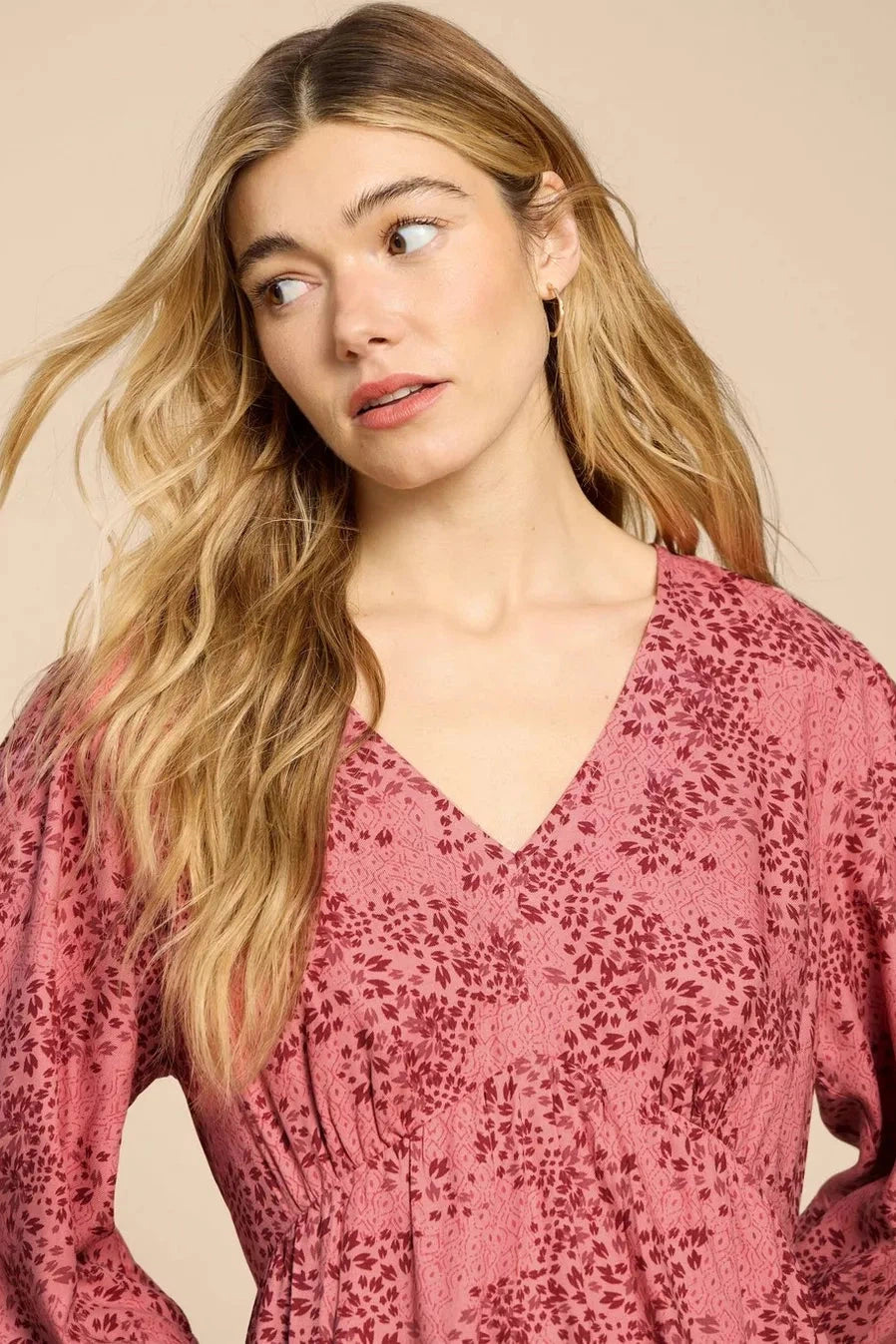 White Stuff Eco Vero Lucy Tunic in Pink MLT-Womens-Ohh! By Gum - Shop Sustainable