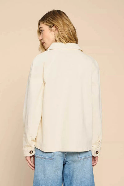 White Stuff Eden Denim Jacket - Light Natural-Womens-Ohh! By Gum - Shop Sustainable