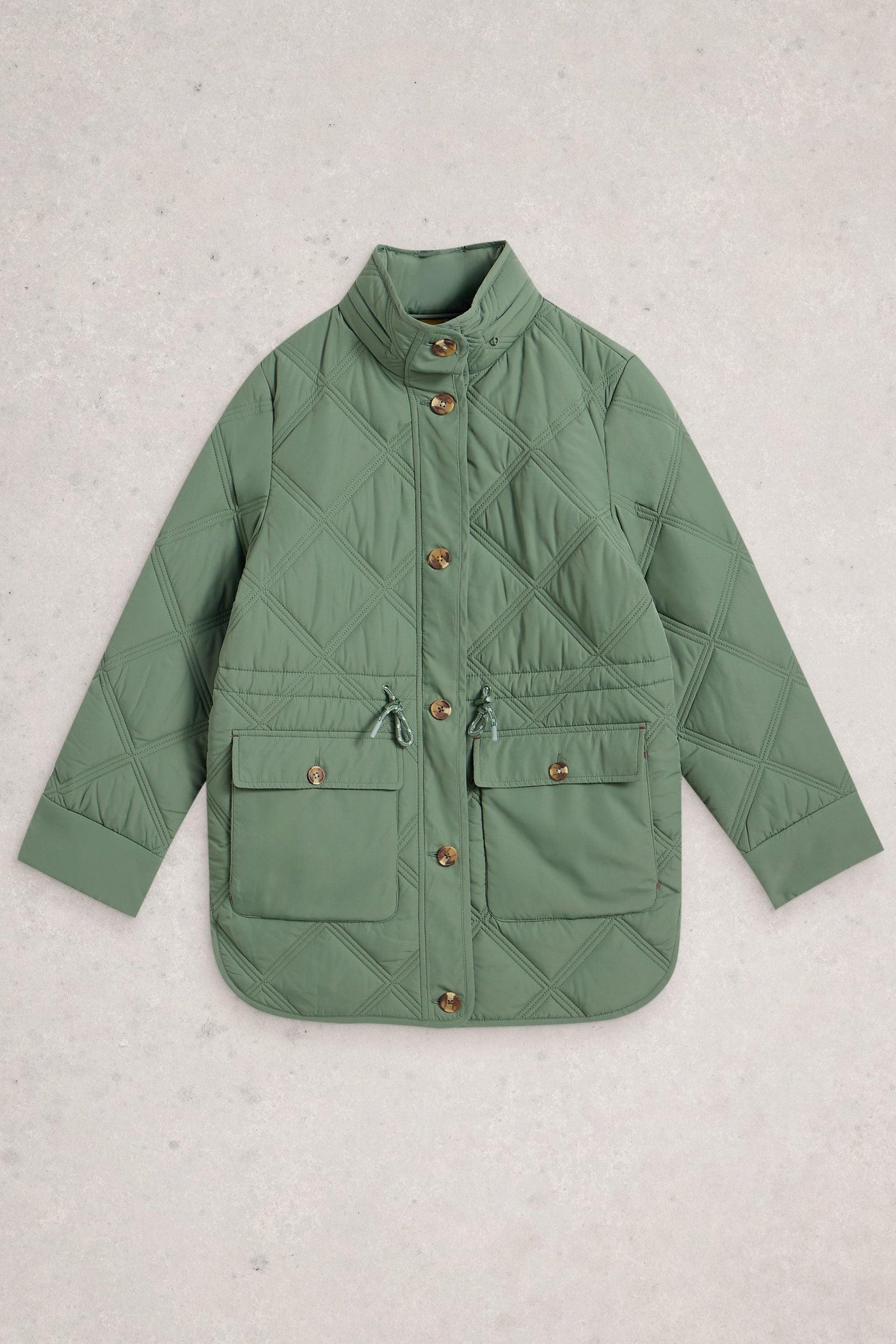 White Stuff Edie Quilted Coat