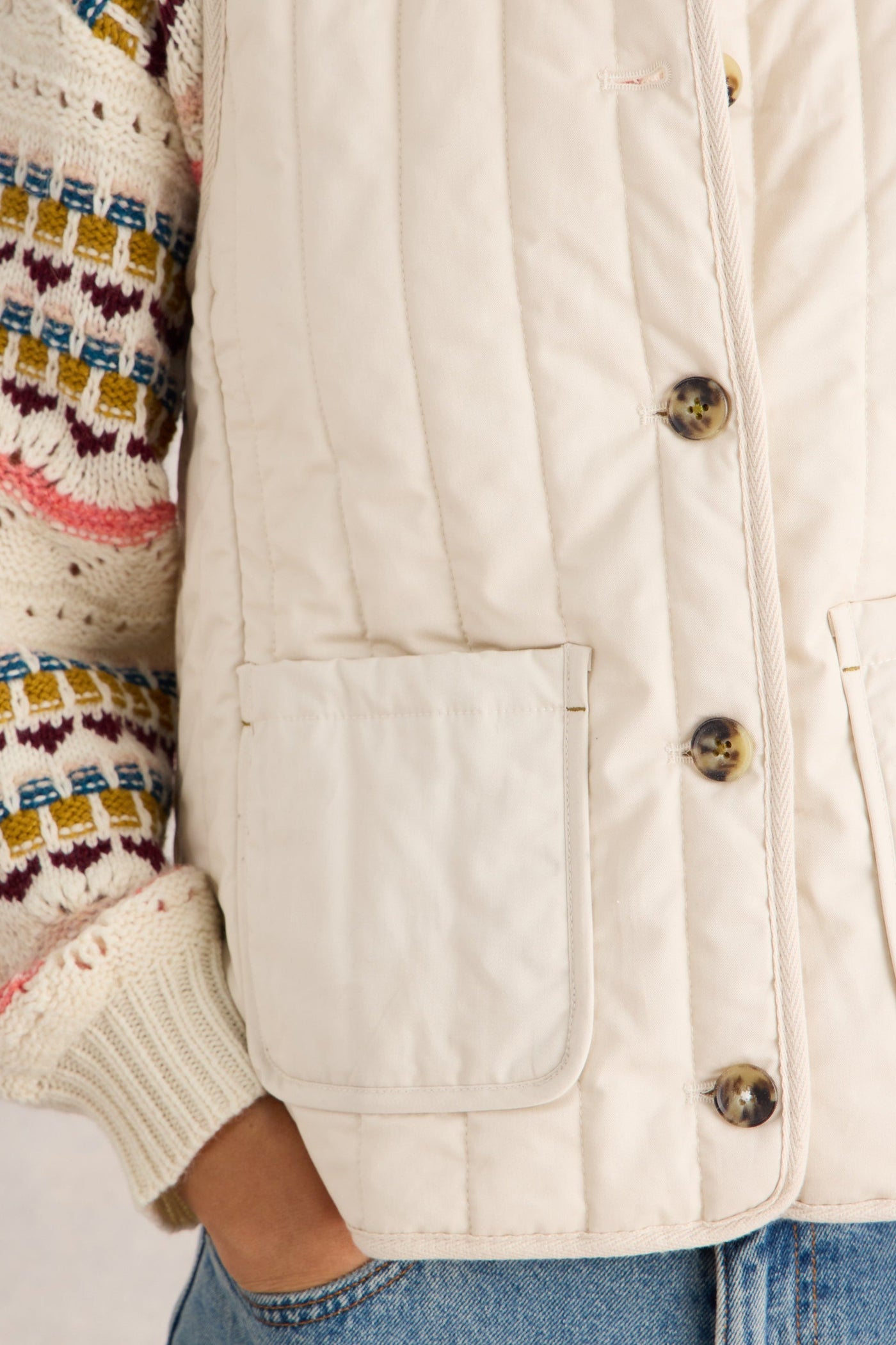 White Stuff Emma Quilted Gilet-Womens-Ohh! By Gum - Shop Sustainable